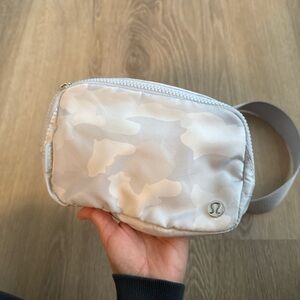 Lululemon Light Gray Belt Bag